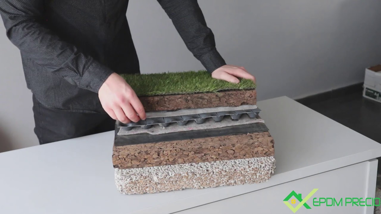 COMO HACER UNA CUBIERTA AJARDINADA CON EPDM