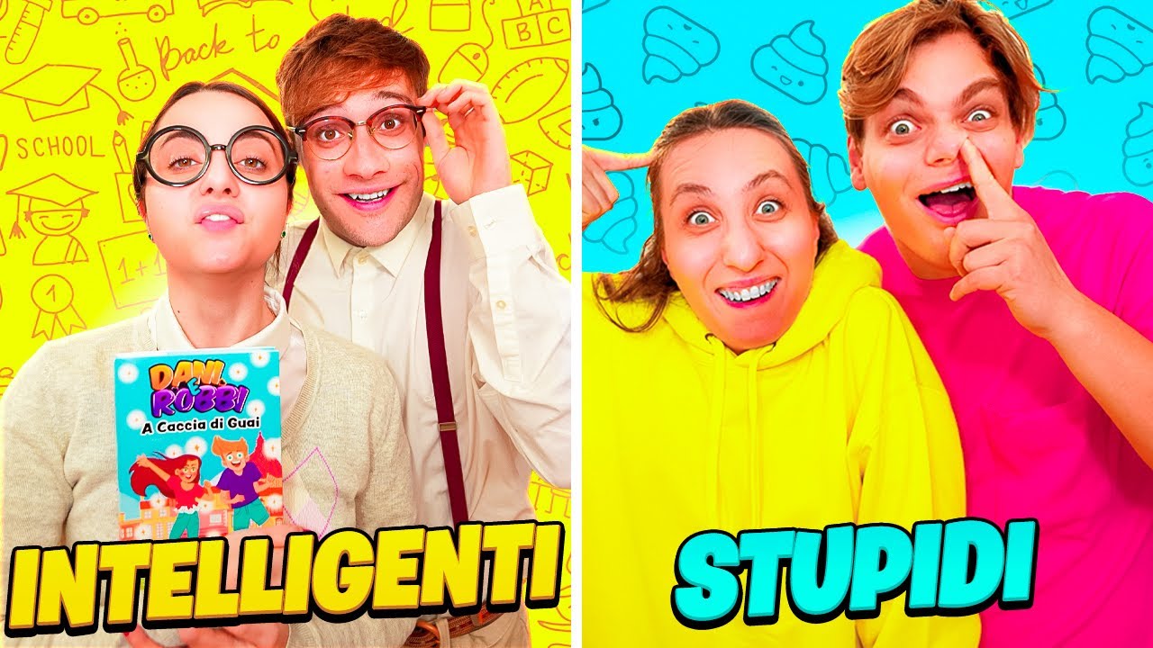 3 tipi di AMICI INTELLIGENTI vs STUPIDI..!📚🤪