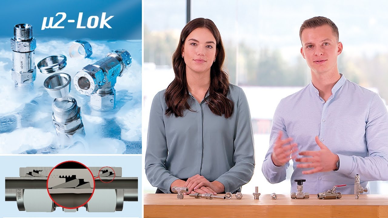 Schwer Fittings: u2-Lok Klemm-Keilring Verschraubungen