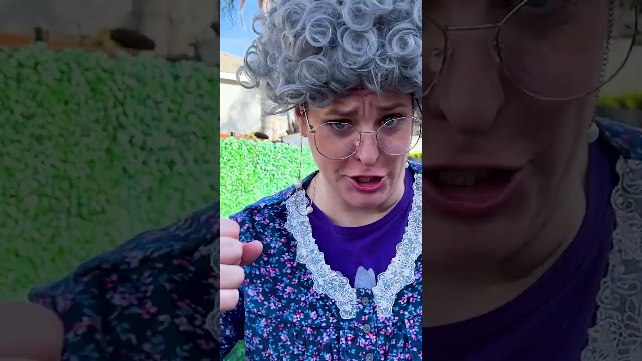 Super Girl Maddie Saves Grandma and Cleans the Street!