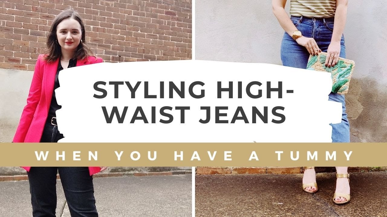 How To Wear High Waisted Jeans With A Tummy | 3 WAYS