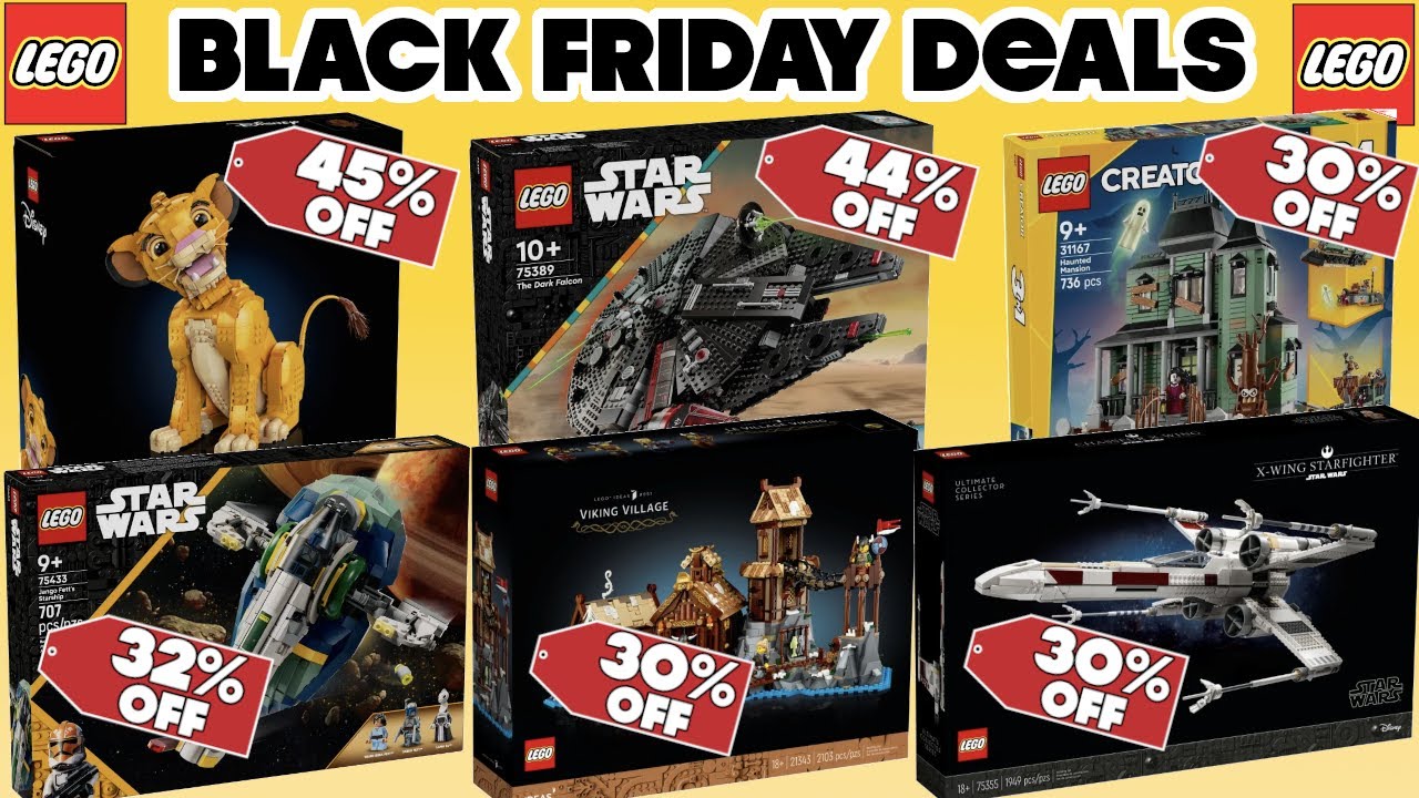 СКИДКИ ДО 50% НА LEGO &mdash; ФИНАЛЬНЫЕ ПРЕДЛОЖЕНИЯ LEGO В ЧЕРНУЮ ПЯТНИЦУ &mdash; НЕ ПРОПУСТИТЕ!