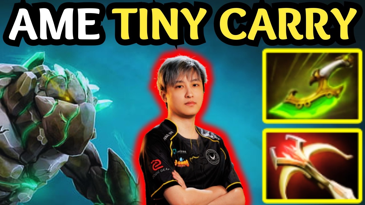 🔥 AME TINY Carry &mdash; UNSTOPPABLE Tree DAMAGE 🔥 Dota 2 Gameplay