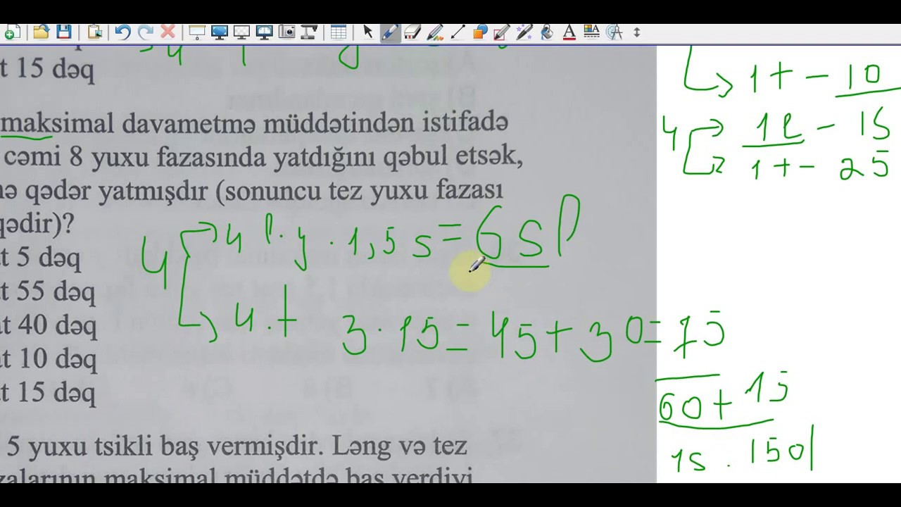 Yuxu məsələlərinə izah. Biologiya dərsləri