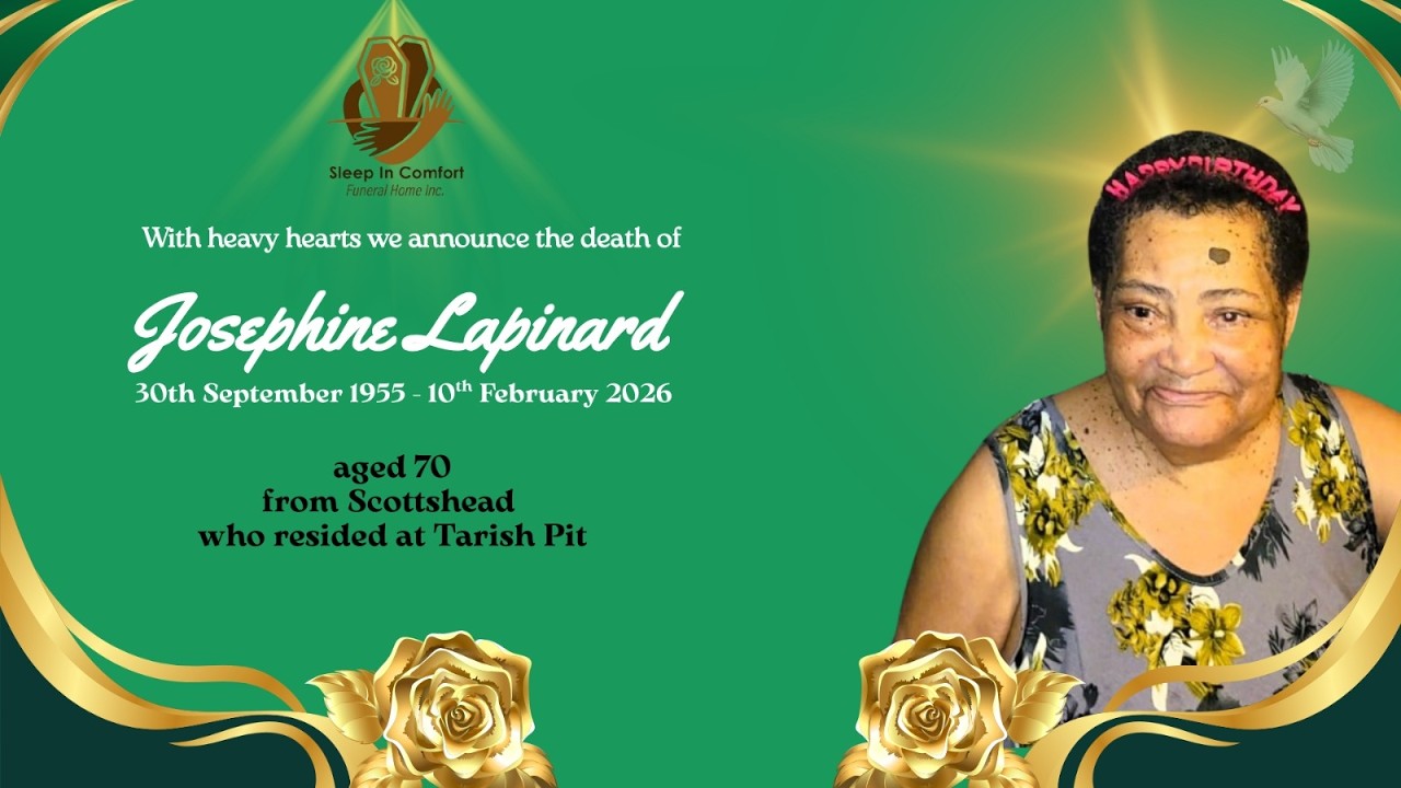 Funeral of Josephine Lapinard age 70 from scottshead , who resided in Tarish Pit.