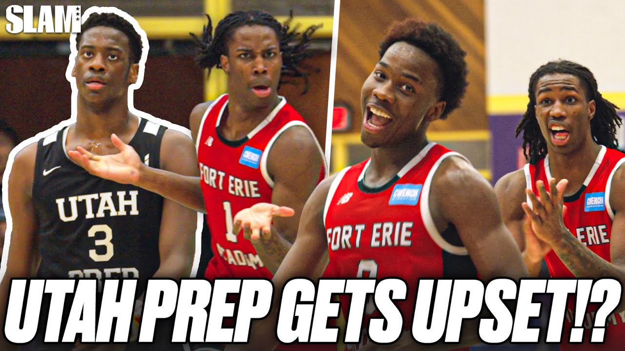 #1 Team In Canada Upsets #1 Ranked AJ Dybantsa & Utah Prep!? 🇨🇦🚨