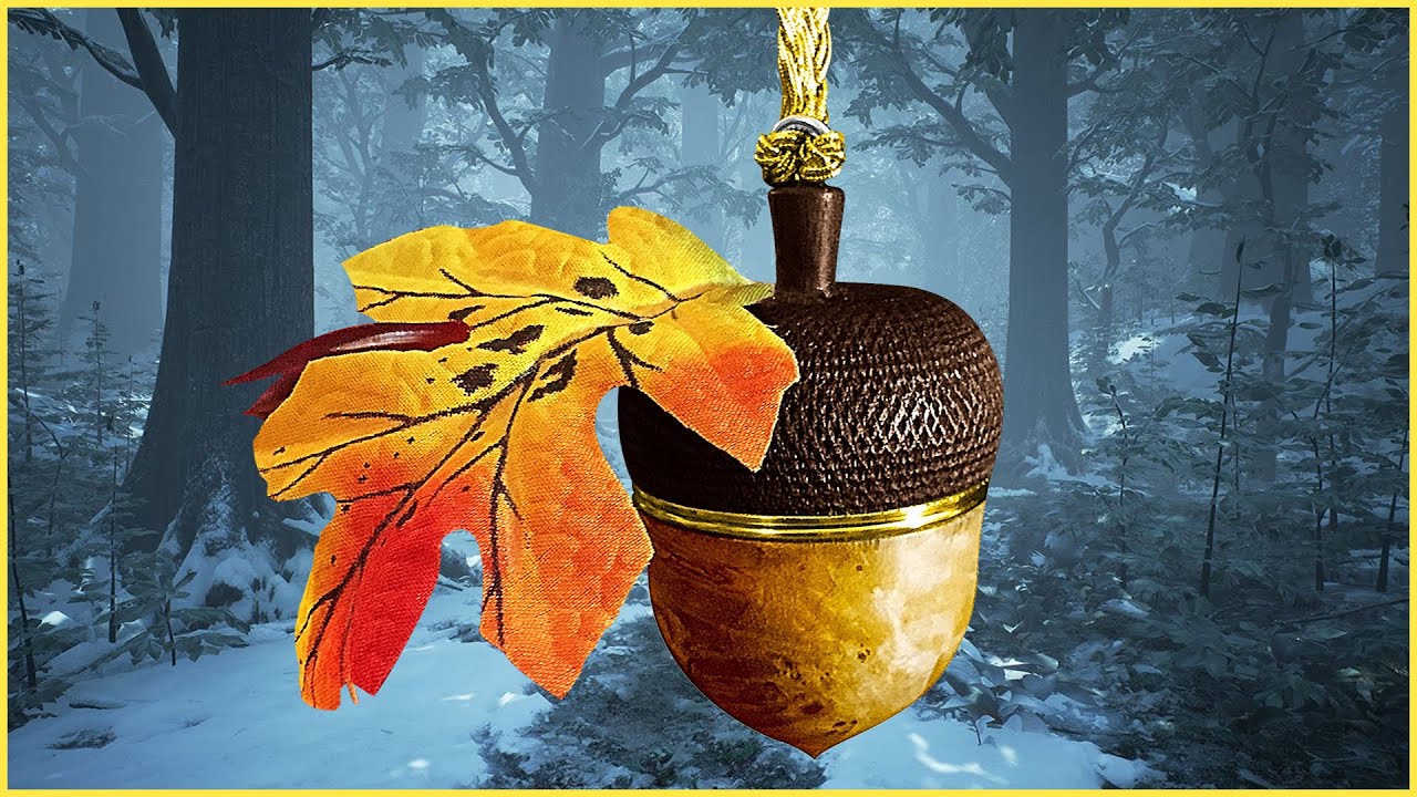 Making an Acorn Box Christmas Ornament