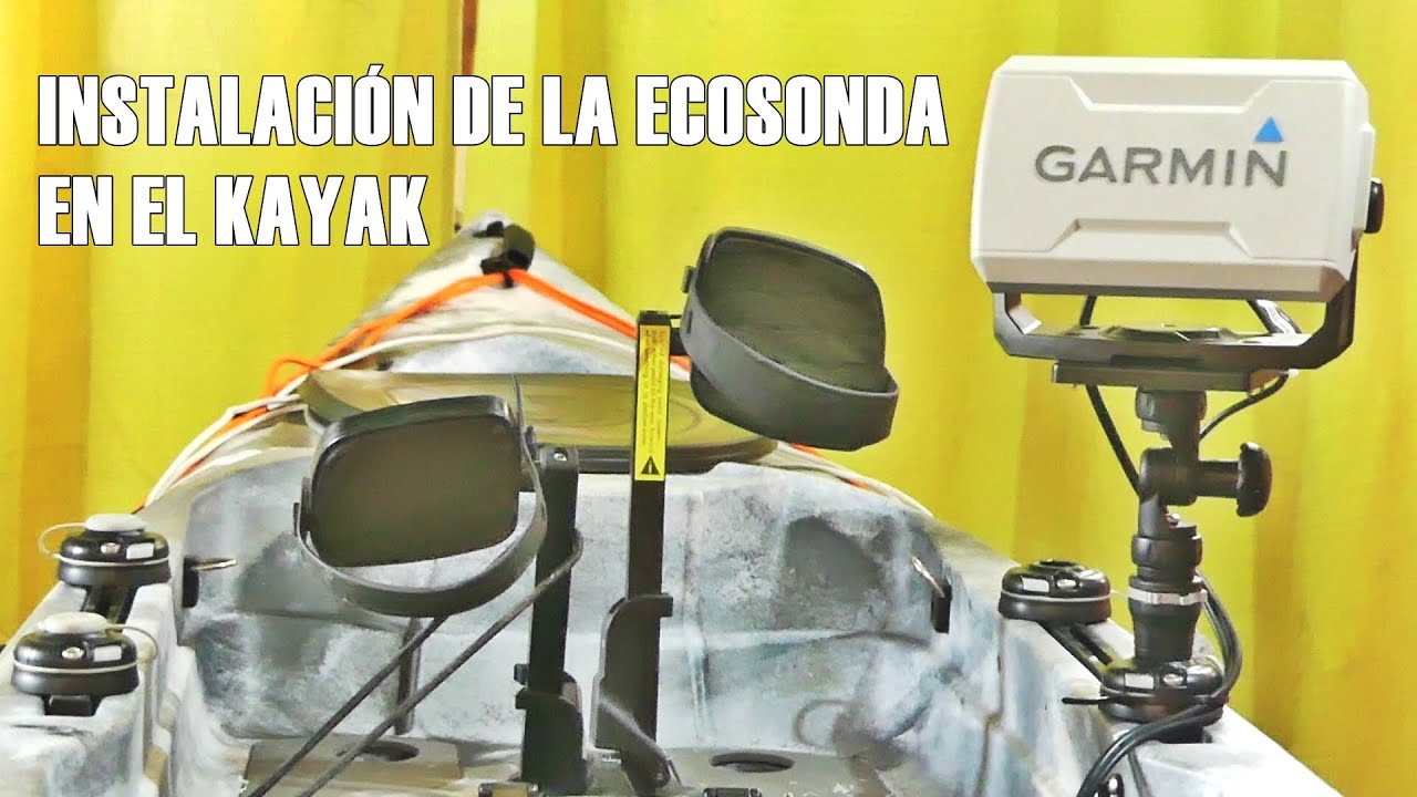 Instalación de Sonda y batería en el kayak Alborán FX (Fishfinder Mount)