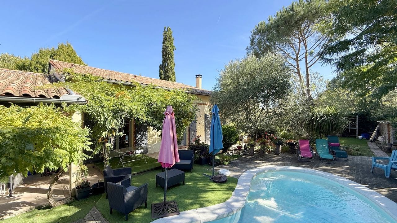 EXCLUSIVITÉ VENTE CORNEBARRIEU Maison individuelle T6 avec piscine au calme APPARIGLIATO Immobilier