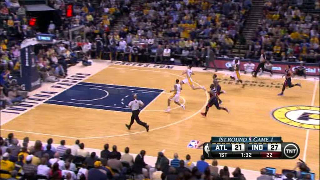 Tyler Hansbrough Steals &Fastbreak Dunk