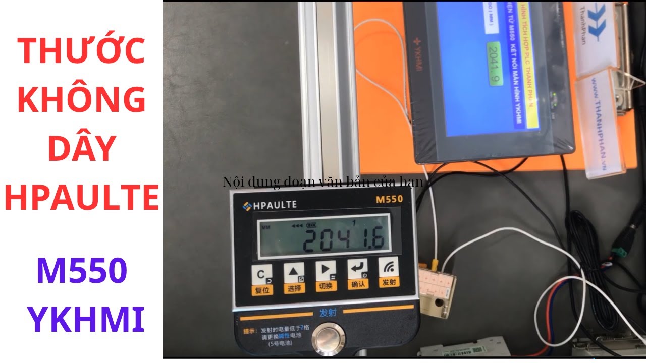 Thước điện tử HPAULTE M550 kết nối không dây YKHMI