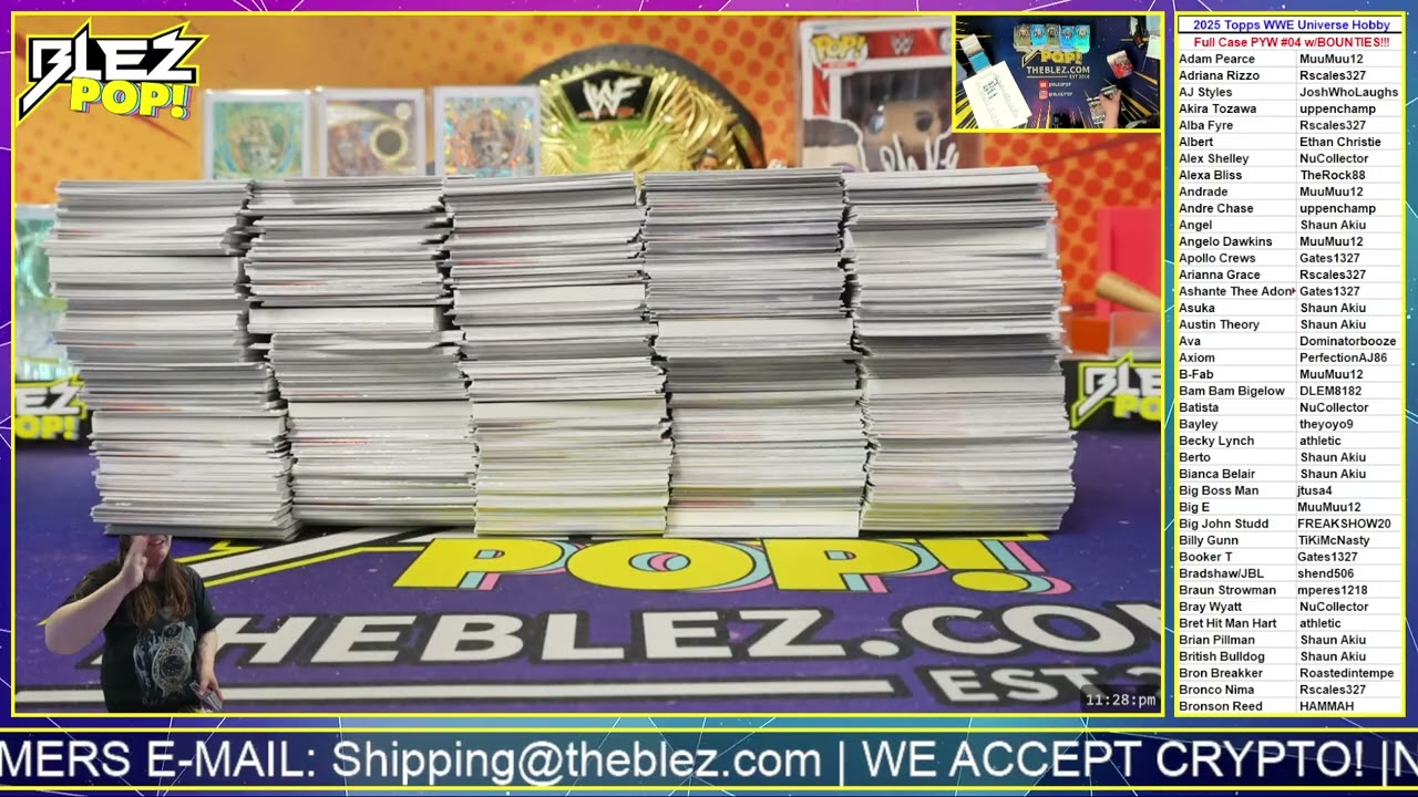 2025 Topps WWE Universe Hobby 12 Box Full Case Break Pick Your Wrestler #4