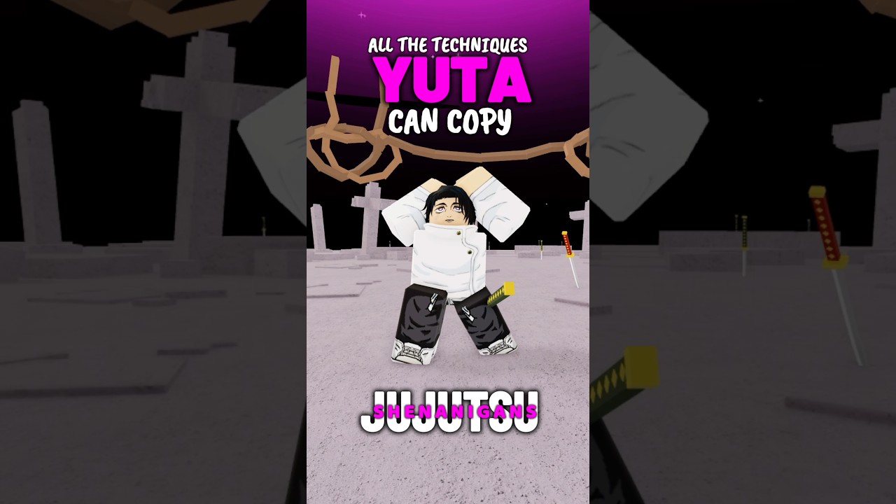 YUTA CAN COPY ALL THE TECHNIQUES? #jujutsushenanigans #roblox #anime #jjs #jujutsukaisen #jjk #yuta