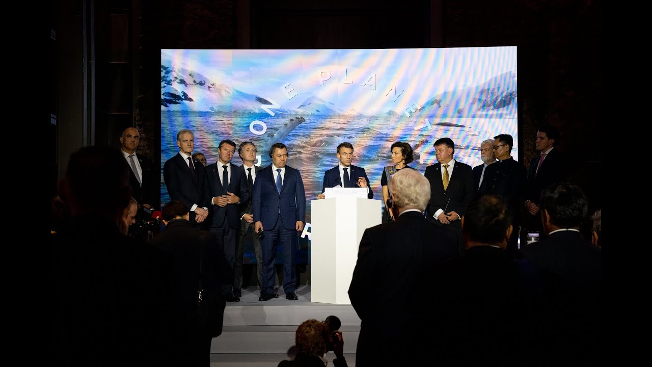 One Planet - Polar Summit l Presentation of the Paris Call for Glaciers and Poles