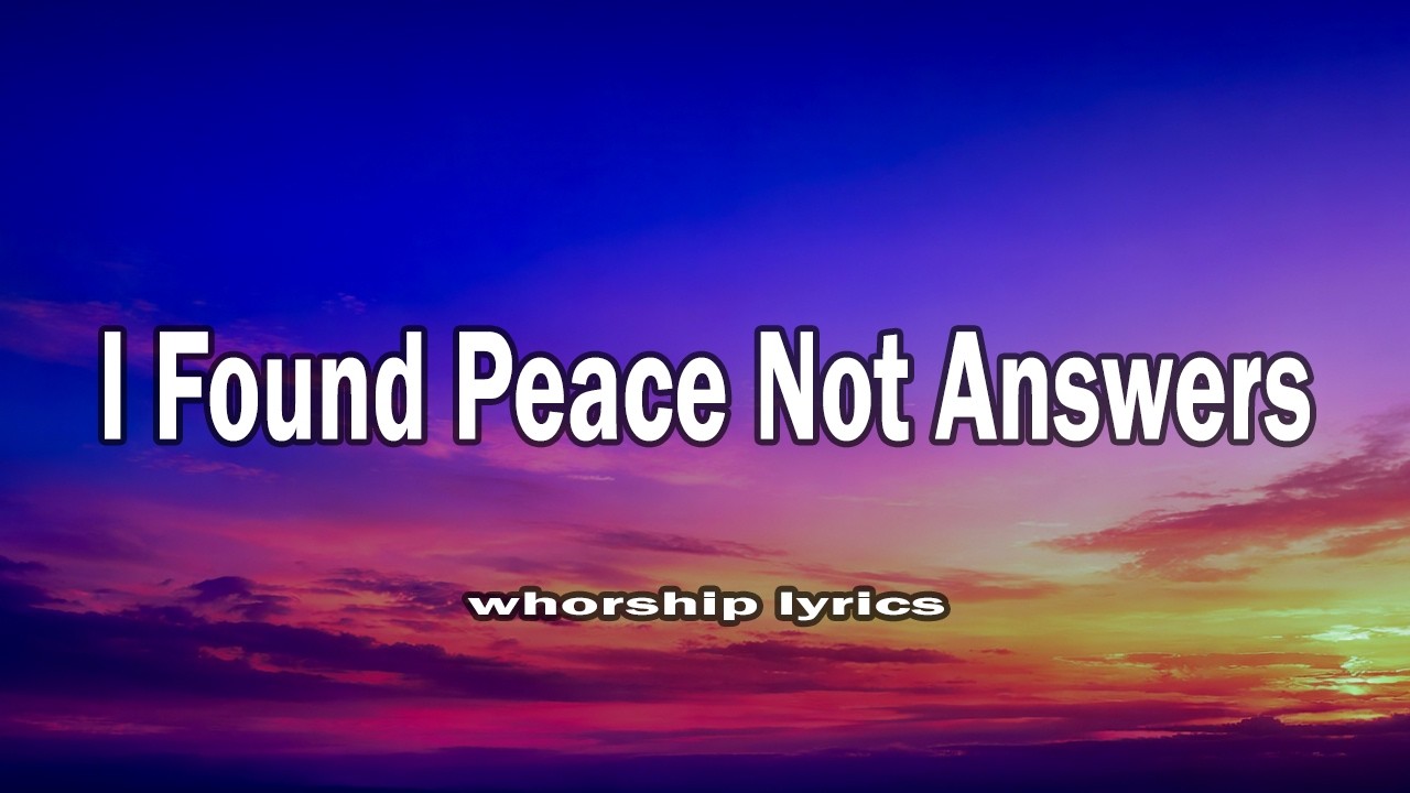 I Stopped Asking “Why”… and Found Peace Instead 🕊️