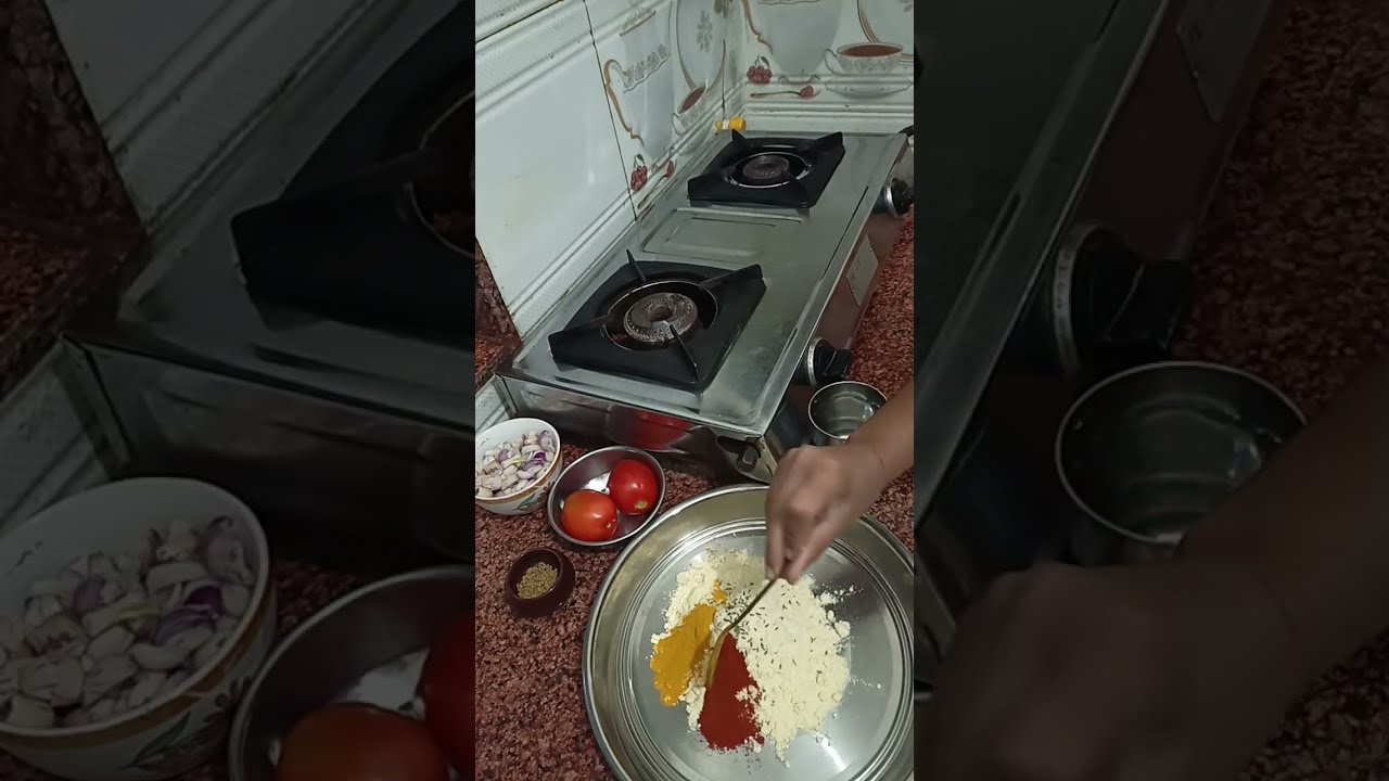 राजस्थानी बेंसन गटे की सब्जी और रोटी।😋😋