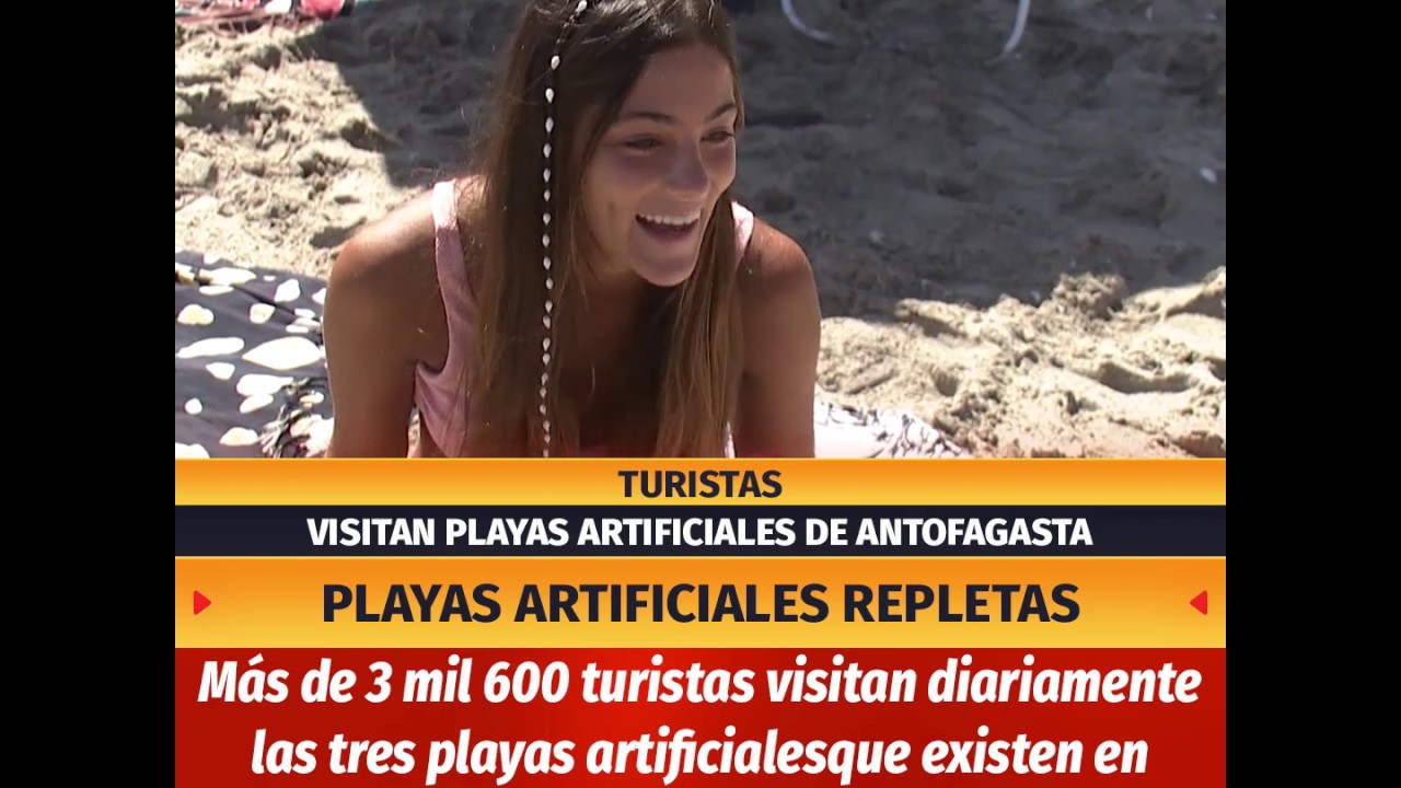 Playas artificiales repletas