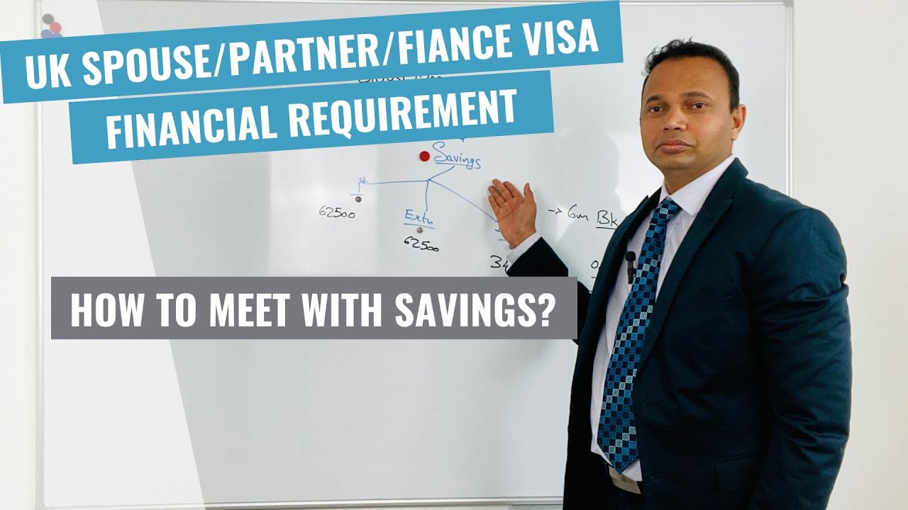 How to meet the UK Spouse/Fiancé visa or Partner visa Financial requirement with SAVINGS?