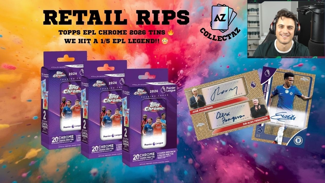 TOPPS EPL CHROME 2026 TINS 🔥 | We Hit a 1/5 EPL LEGEND!! 😳