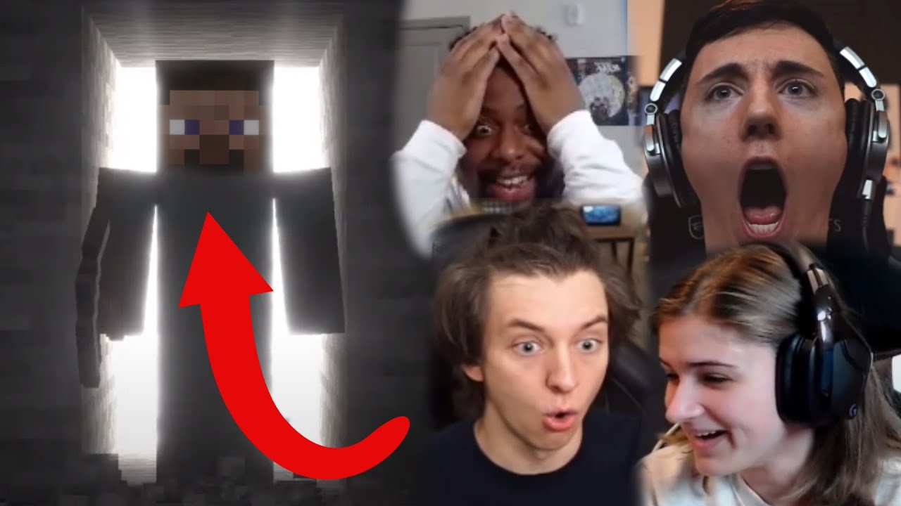 Youtubers & Streamers REACT to STEVE IN SMASH!