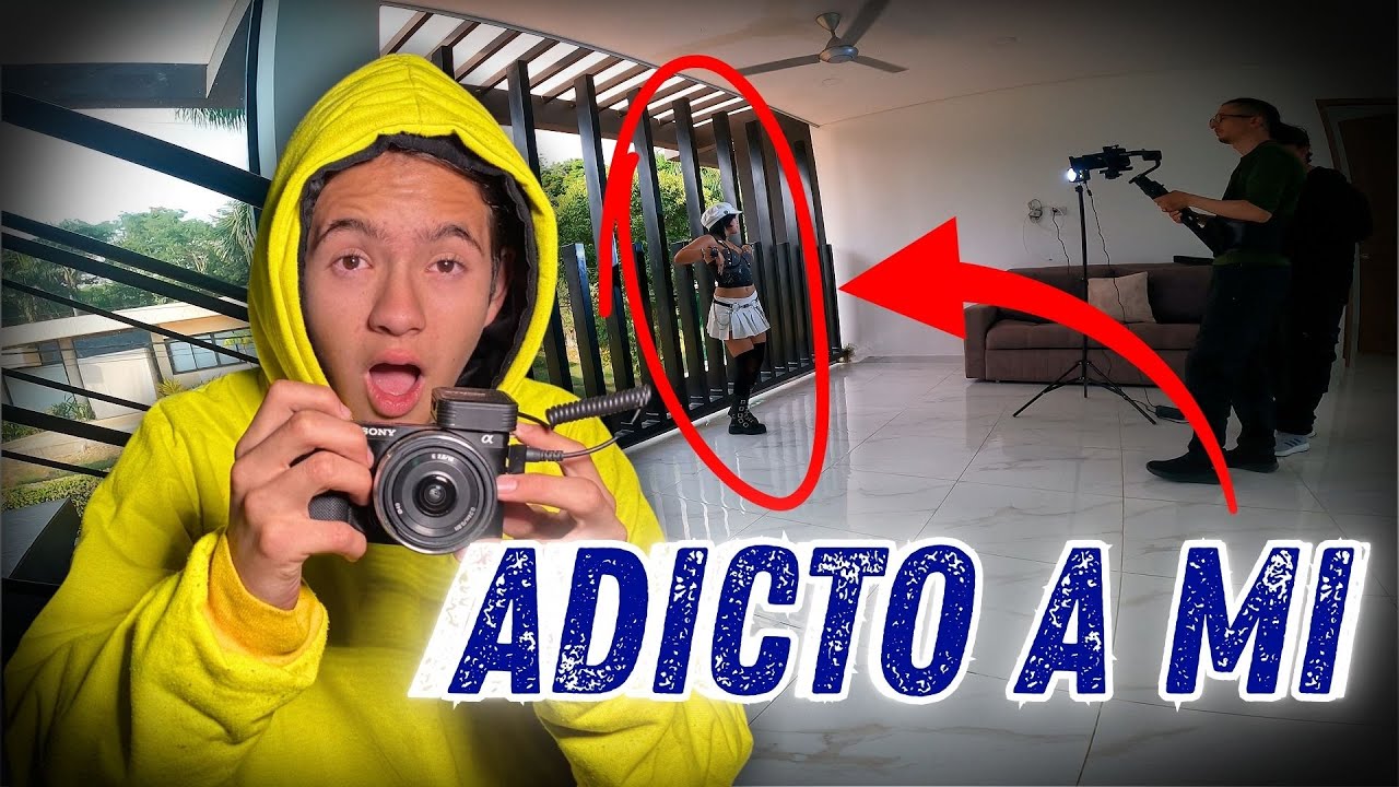 MI DETRAS DE CAMARAS  DE LA CANCIÓN ADICTO A MI