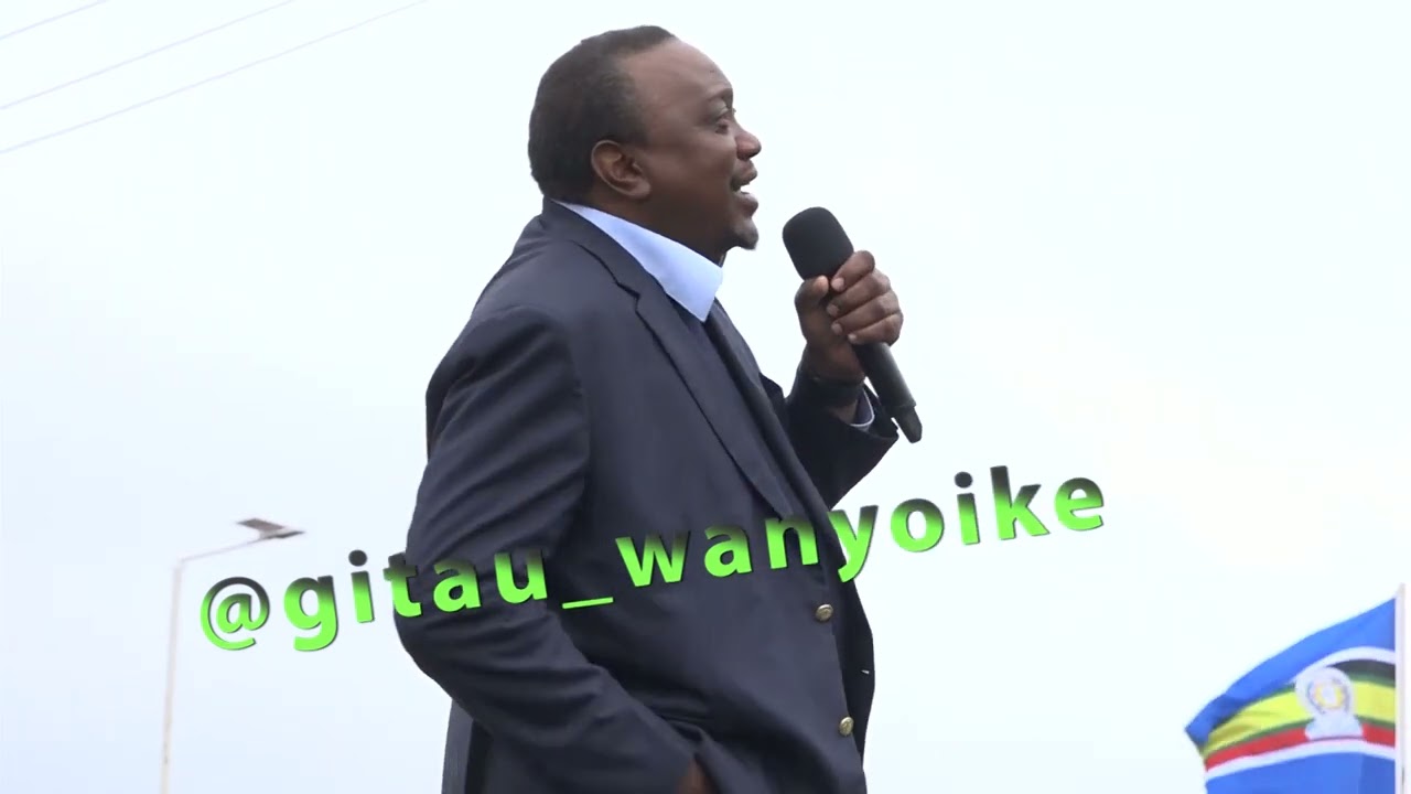 President Uhuru Kenyatta moving speech to Gatundu resident’s days before 2022 elections