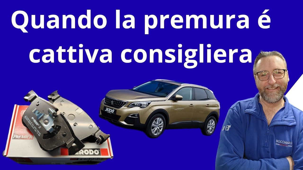 Sostituzione pastiglie freni anteriori Peugeot 3008 (Tutorial)