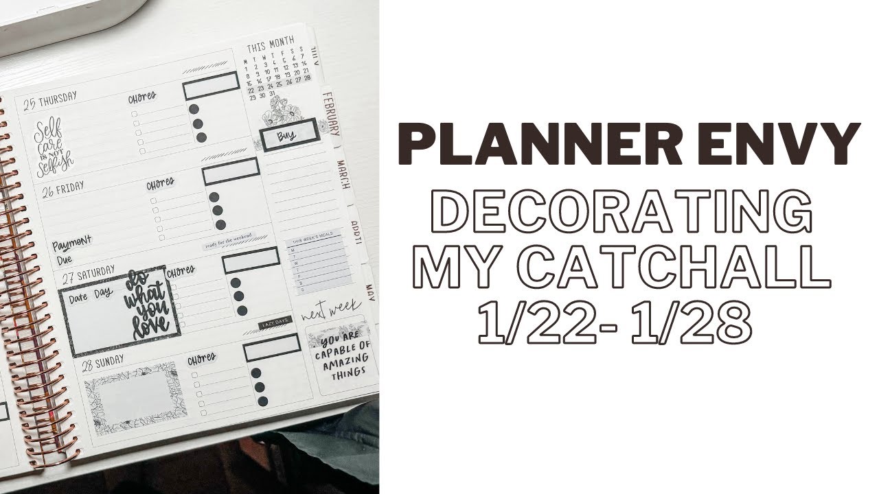 Plan With Me | January 22-28th | Planner Envy