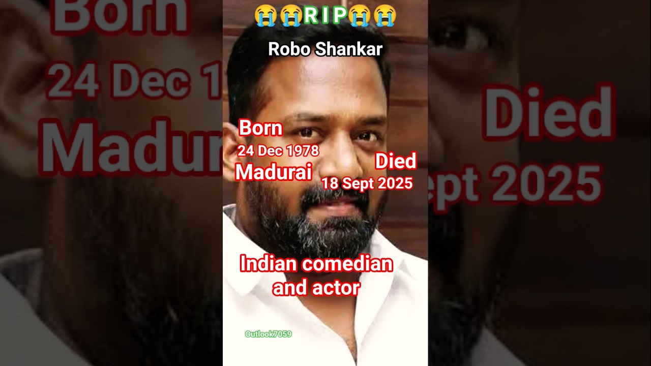 robo shankar age 