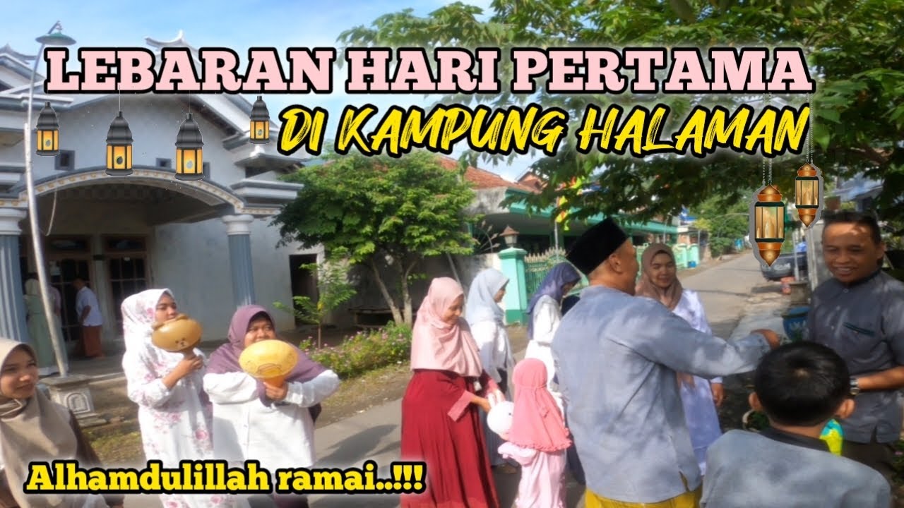 LEBARAN HARI PERTAMA DI KAMPUNG HALAMAN KARANGSOKO - TRENGGALEK #idulfitri #lebaran  #trenggalek