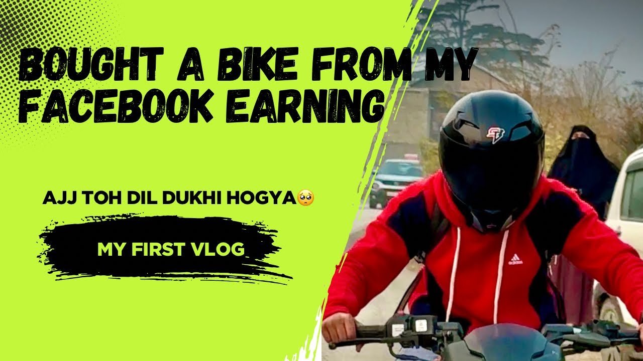 Bought a bike from my Facebook earnings💸😍| ajj sa moto vlogs start🔥