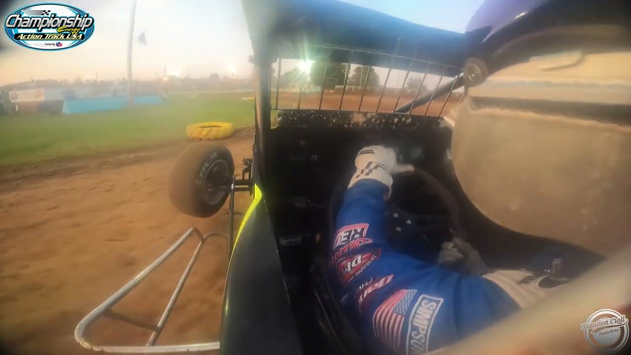 Briggs Danner On-Board USAC East Coast at Action Track USA Heat Race August 20th, 2023!