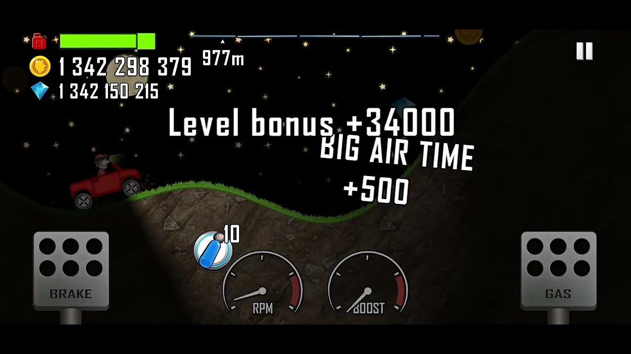 Driving Hill Climber in Night stage Hill Climb Racing #hillclimbracing 