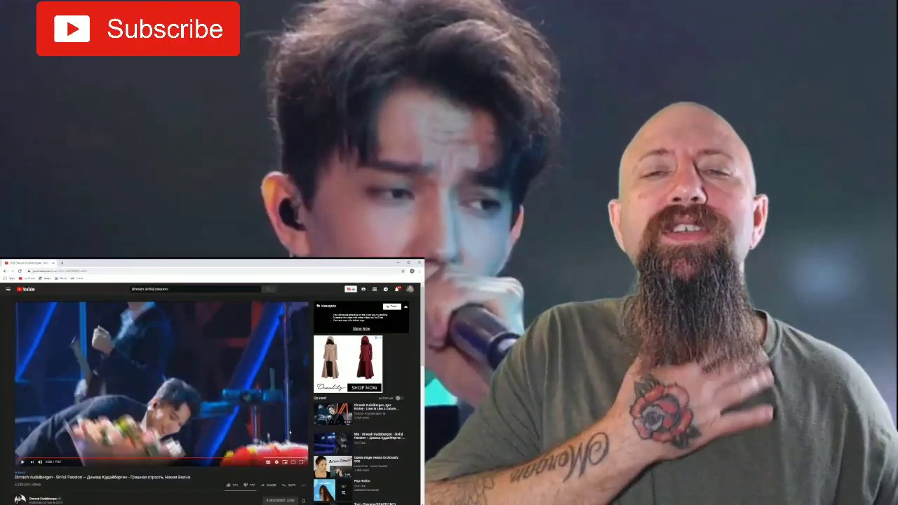 SINGER REACTS to Dimash Kudaibergen | Sinful Passion (Sochi)