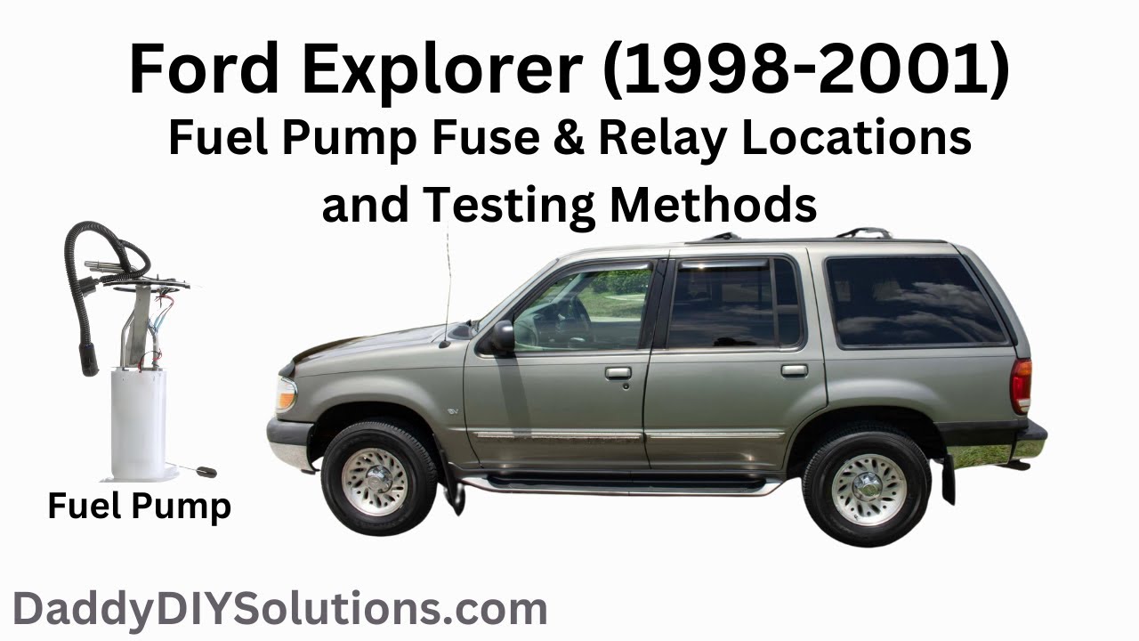 1998 1999 2000 2001 Ford Explorer Fuel Pump Fuse and Fuel Pump Relay Locations | Testing Methods