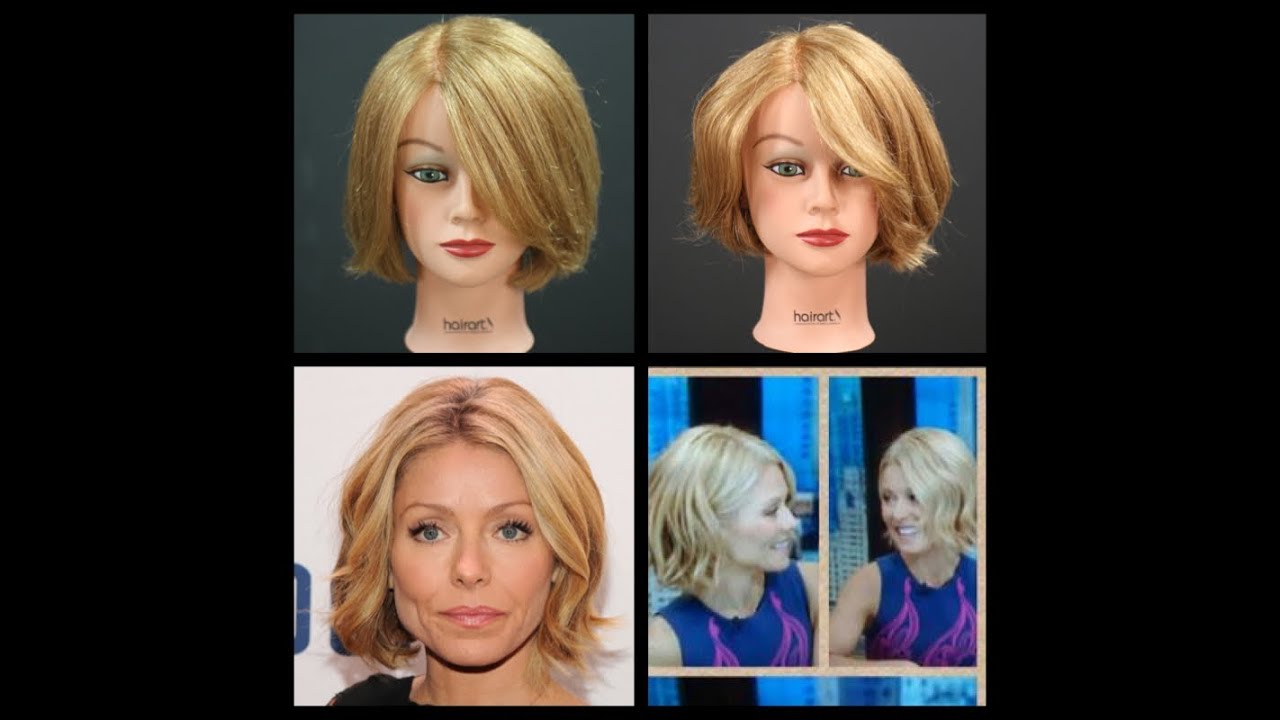Kelly Ripa NEW Bob Haircut Tutorial | TheSalonGuy