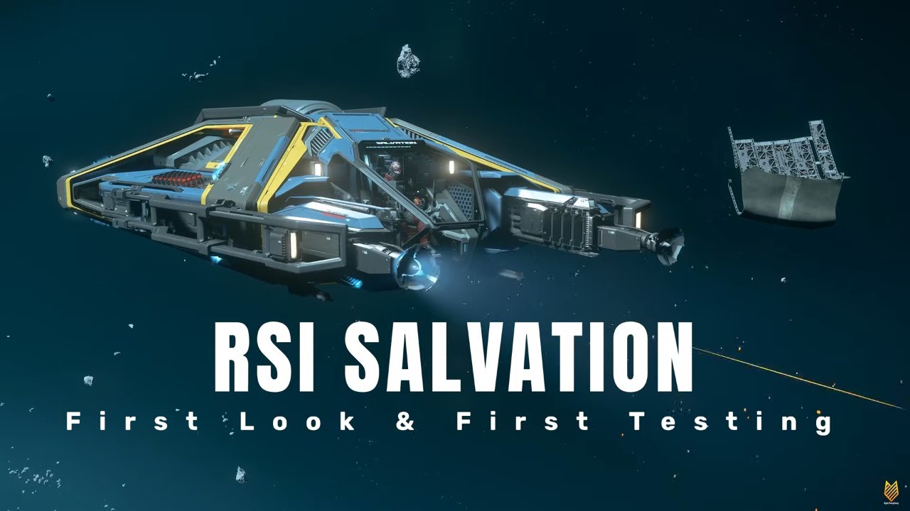 RSI Salvation: First Look & First Test | A Sidewinder, A Lady Bug & A Salvation | Star Citizen 4k