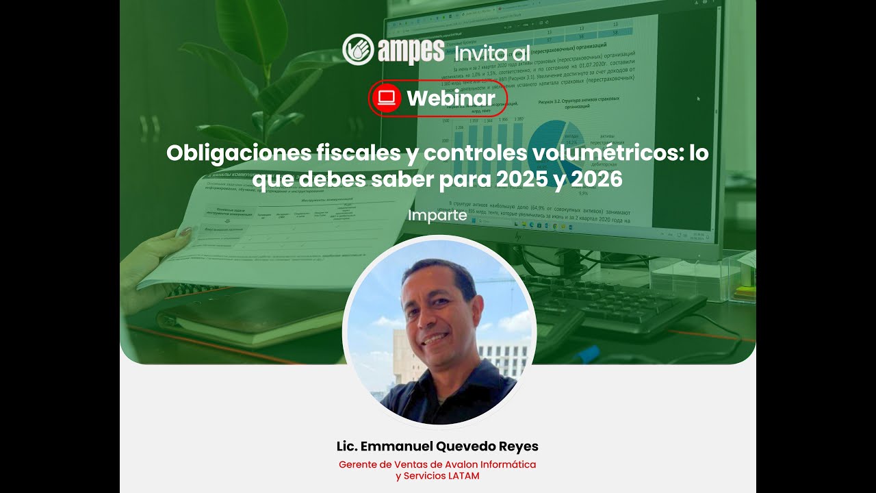 WEBINAR: Obligaciones fiscales y controles volumétricos: lo que debes saber para 2025 y 2026