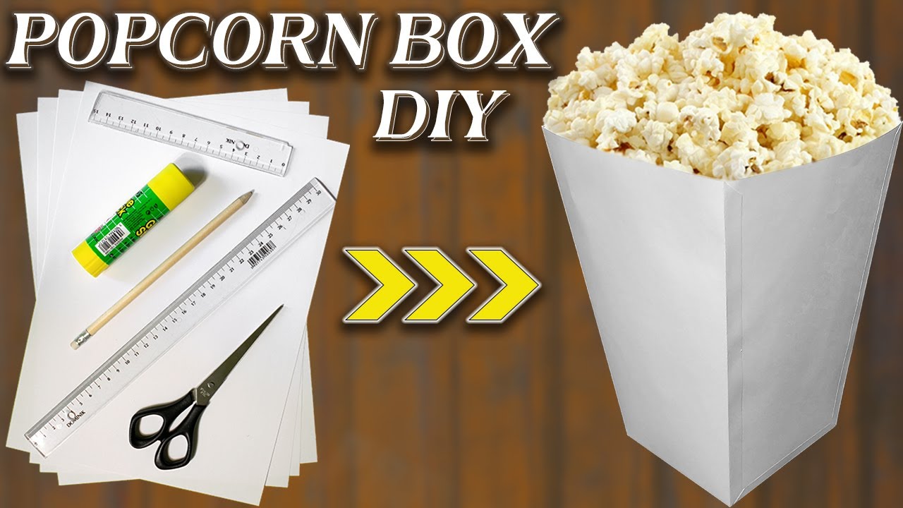 Popcorn Box DIY