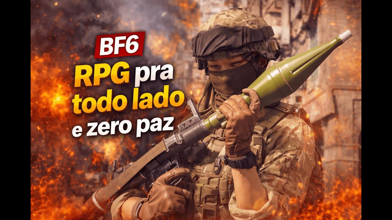 BF6 - RPG pra todo lado e zero paz
