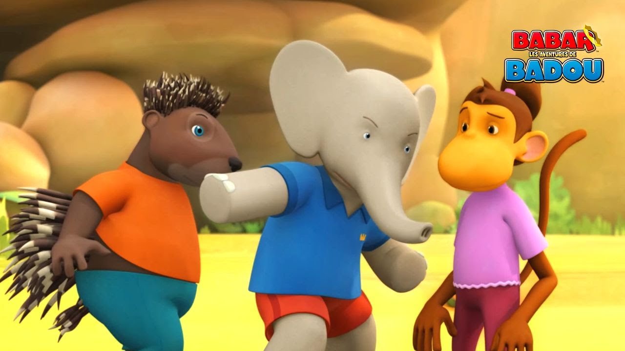 La guerre de la grotte | Babar, les aventures de Badou | 90' Compilation | Dessin animé