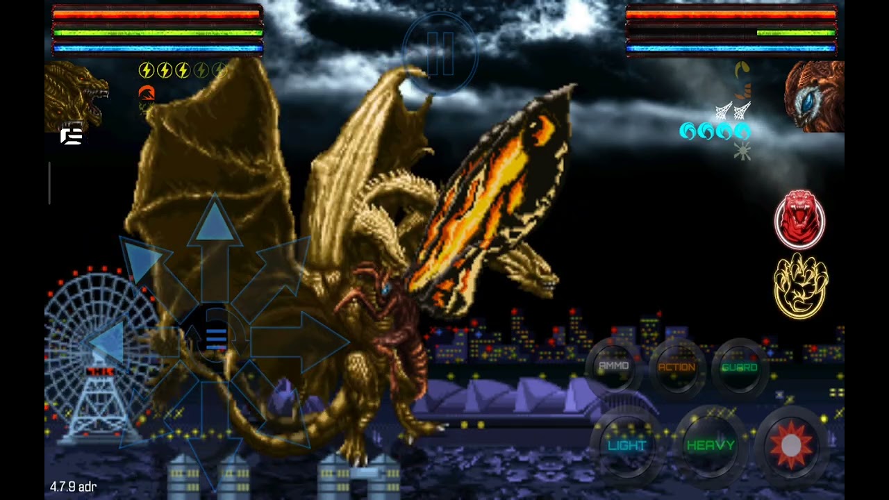 Ghidorah vs mothra