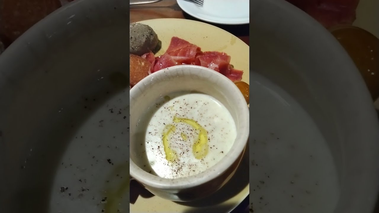 Side dishes with red wine at restaurant in Fukuoka
