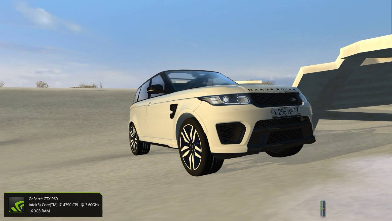 City Car Driving 1.5.1 - Range Rover Sport SVR Часть 4 (1440p 60fps)