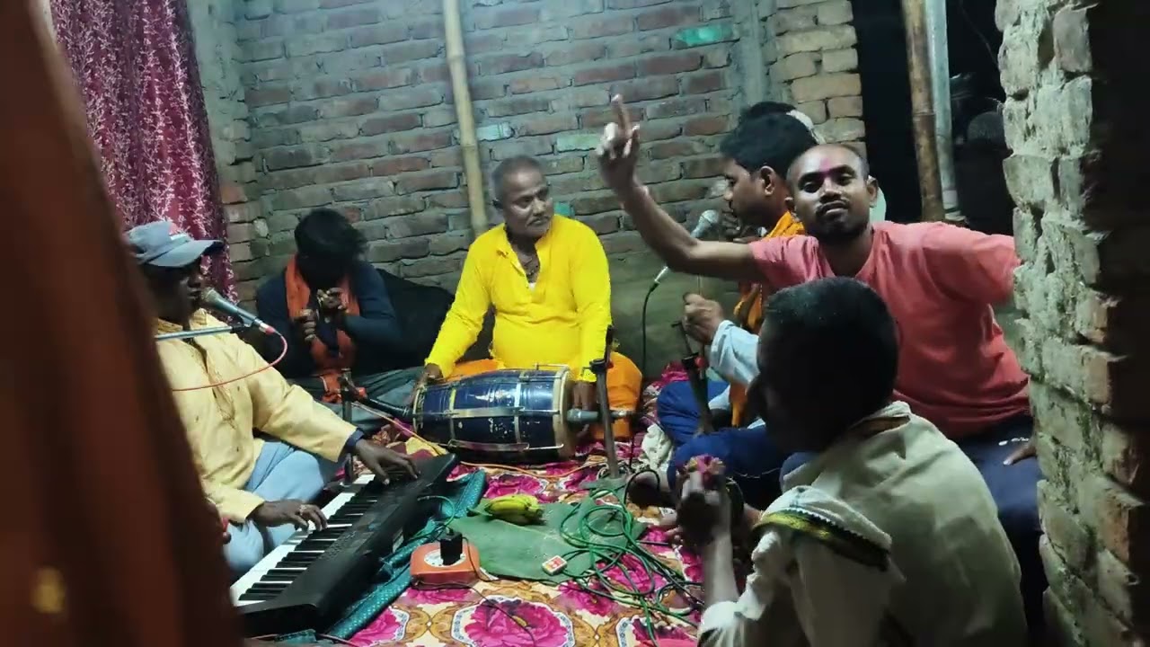 Mithila band party bokhra Dilip Ram ji bhajan kirtan karte huwe boking no 9572271668