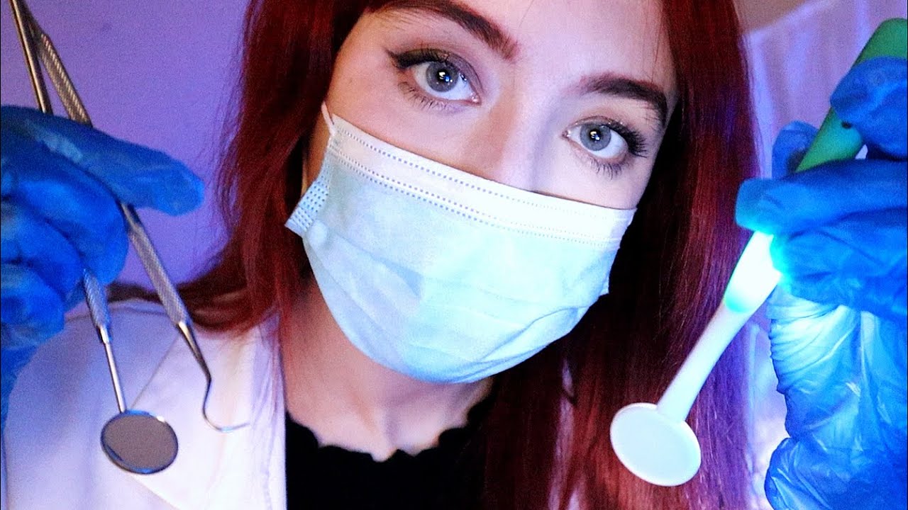 ASMR-ролевая игра «Стоматолог» — глубокая чистка и удаление зубного камня