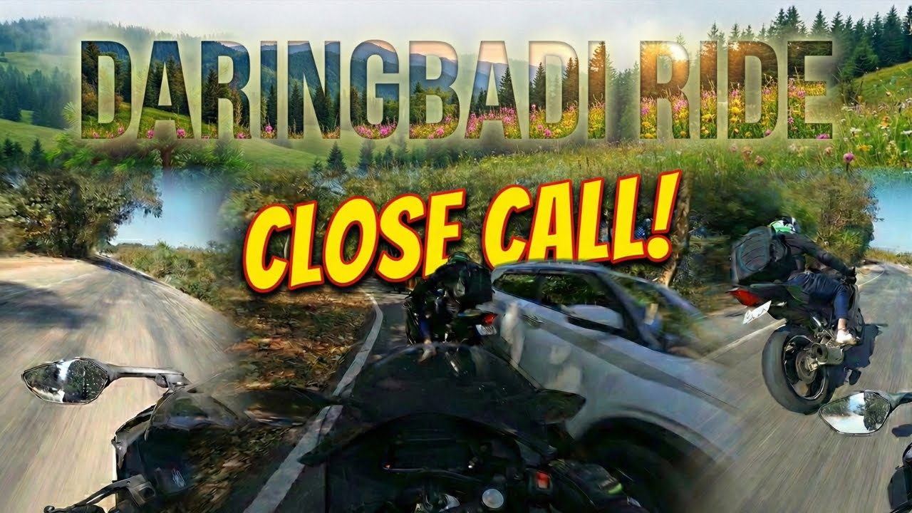 ALMOST CRASHED! 😱 High Speed Chase & Close Call in DARINGBADI