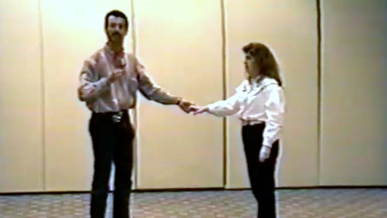 Mario Robau teaching west coast swing | 1993 Dallas Dance Festival