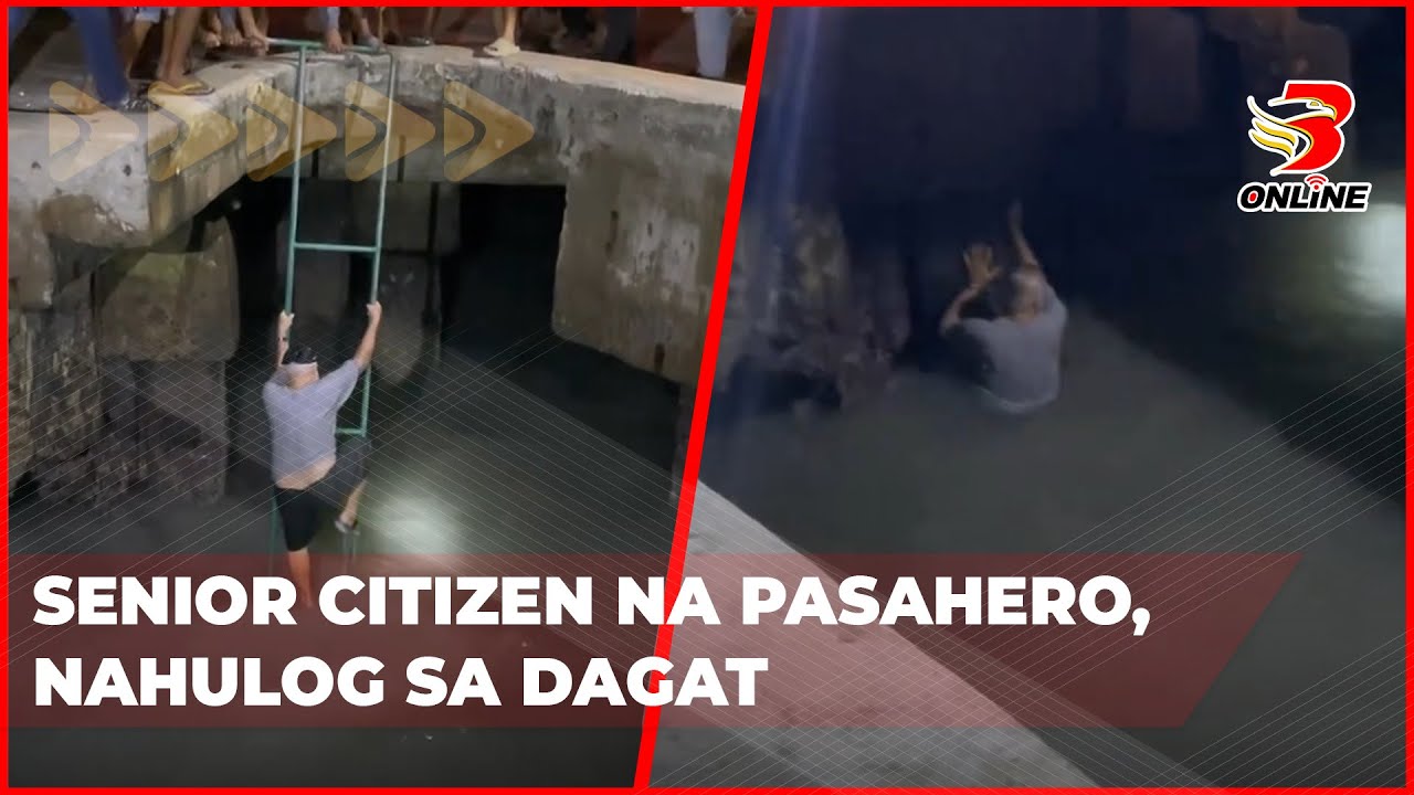 Senior Citizen na pasahero, nahulog sa dagat