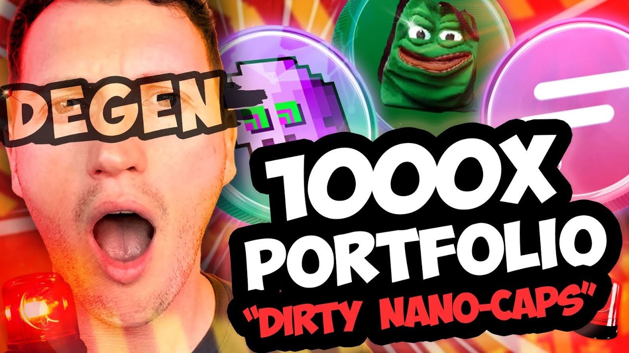 The $1,000 to $1 Million DEGENERATE Crypto Portfolio (&rdquo;Nano-Cap&rdquo; Tokens)
